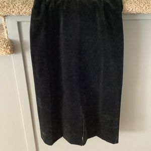 Beautiful Black Velvet Skirt